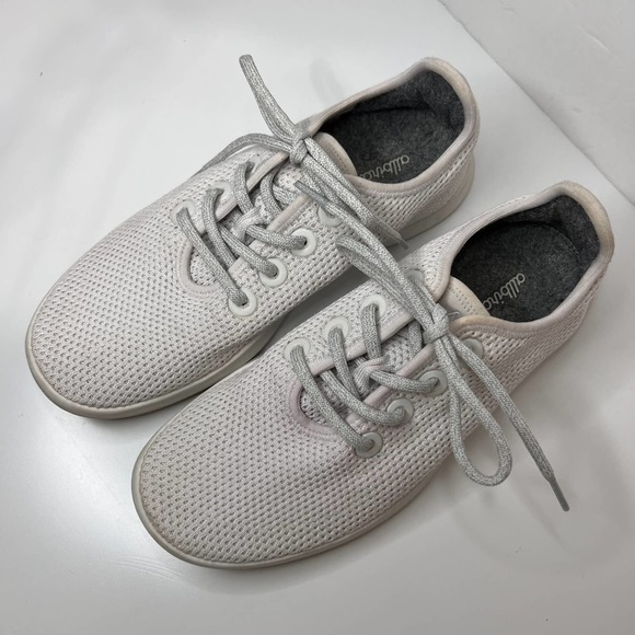 Allbirds Tree Runners Kaikoura White (White Sole) Size 8 - Picture 5 of 13